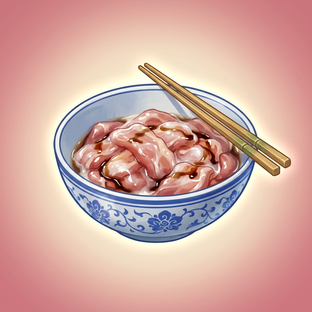 腌制肉丝