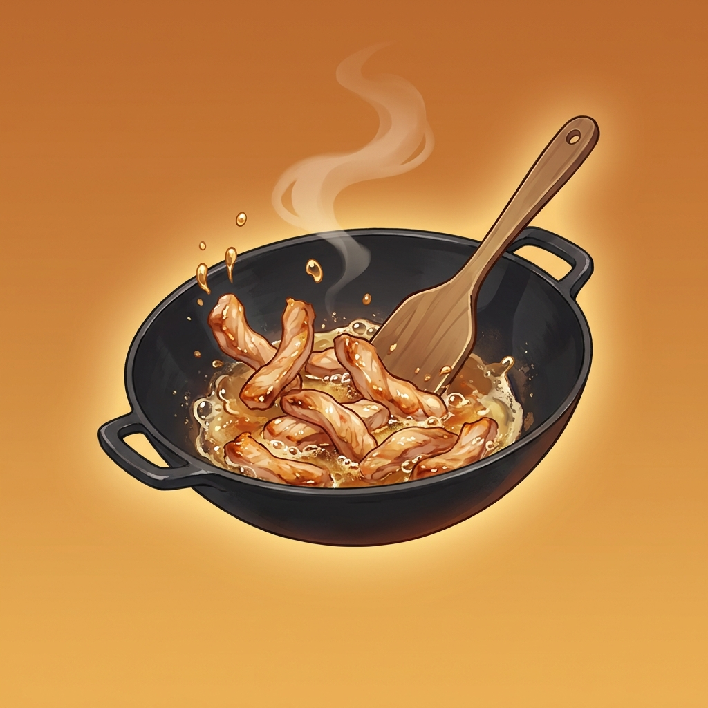 滑炒肉丝