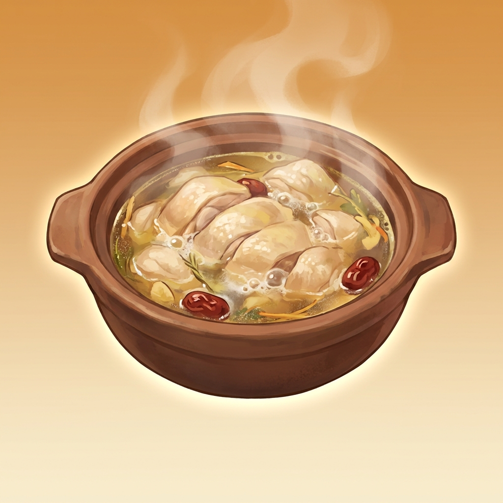 浸鸡入味